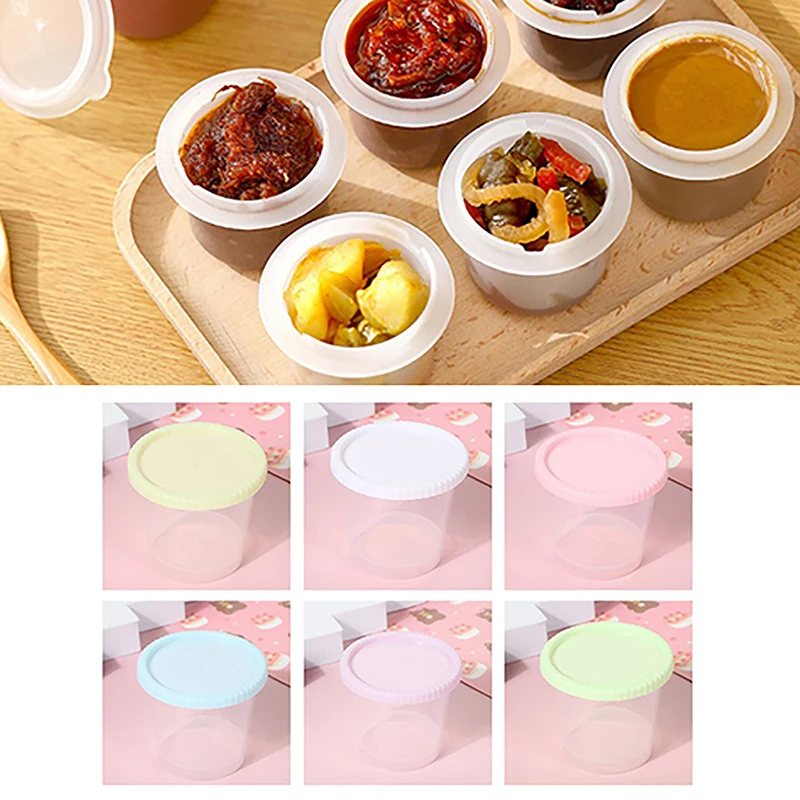 1Pcs Mini Plastic Sauce Squeeze Bottle Seasoning Box Salad Dressing Containers For Outdoor Barbecue Bento Lunch Box Accessories