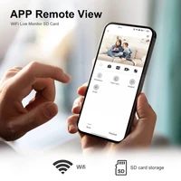 Mini caméra WiFi HD 1080P DIY, enregistreur vidéo portable, micro caméra, webcam sans fil P2P, enregistrement en boucle, prise en charge de la visualisation à distance 4