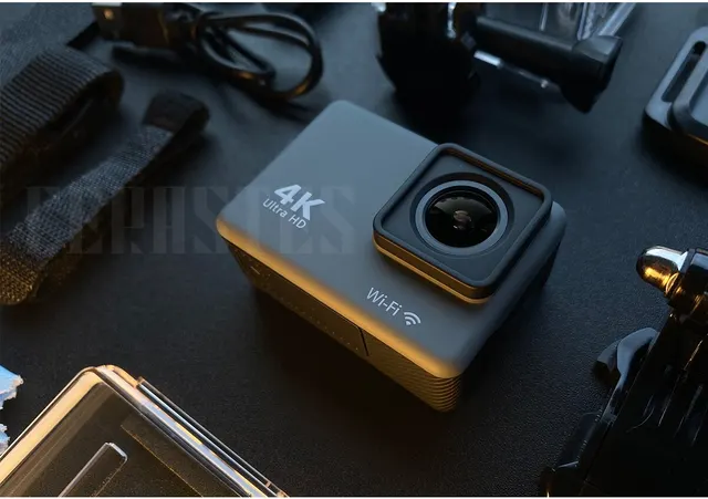 CERASTES Action Camera 4K 60FPS WiFi Anti-shake With Remote Control Screen Waterproof Sport Camera Drive Recorder EIS 2
