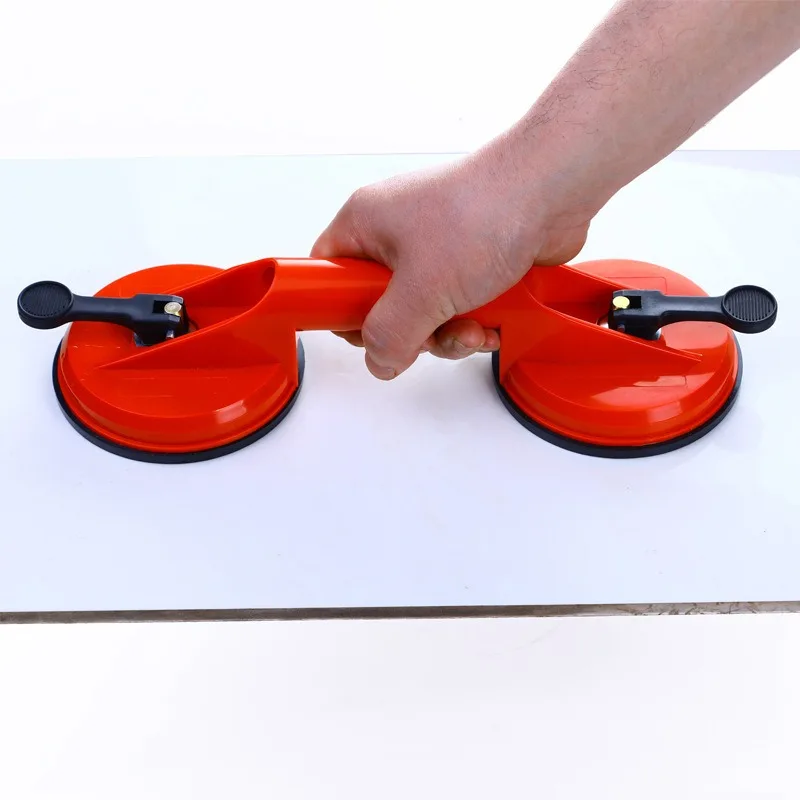 Vacuum suction cup Vacuum sucker Glass suction cup handle Handle Dual Suction Cup Handle Puller Removers for Glass Ceramic Tile Floor Extractor Repair Tool Multi-function Dent Puller