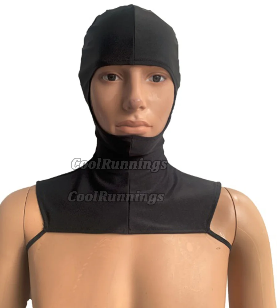 Halloween Fancy Dress Party Spandex Zentai Helmet Inner Hood Cosplay Props