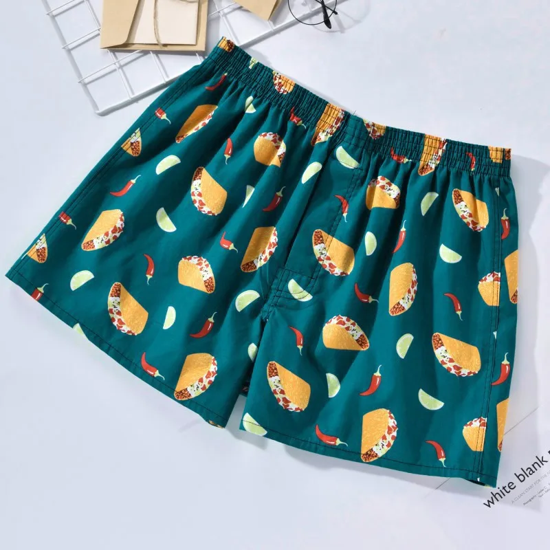 Pantalones Aro para hombre, Boxers con estampado clásico, bragas para hombre, pantalones de esquina plana, ropa interior cómoda, fresca y transpirable, 3 uds.