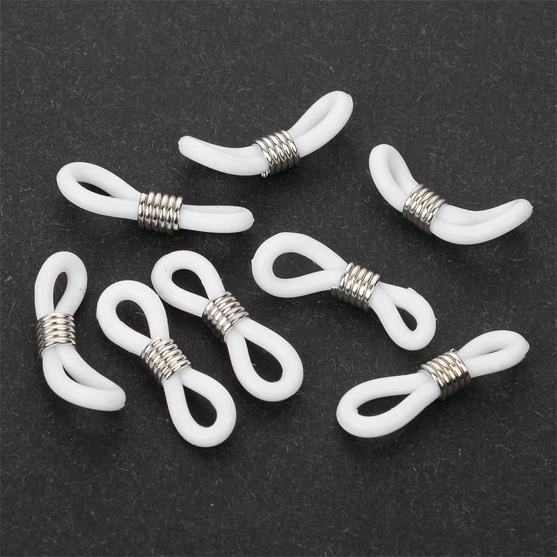 Catena per Occhiali, Connettori Terminali in Silicone Regolabili