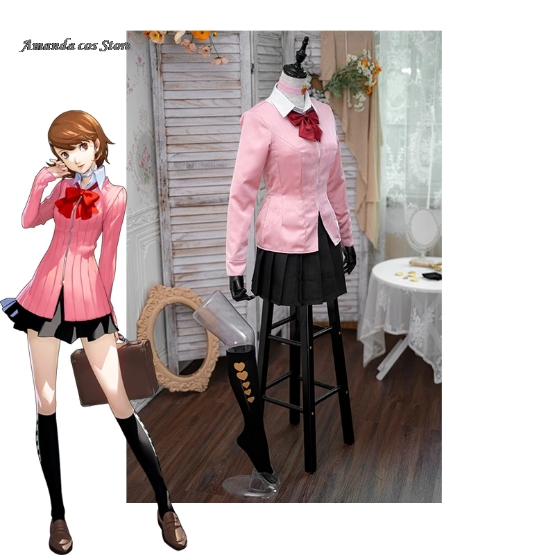 

game Persona 3 Takeba Yukari cos Mitsuru Kirijo Chihiro Fushimi female Women Uniform school uniform Cosplay Costume Halloween