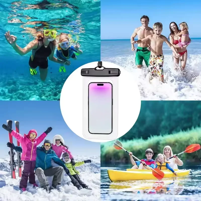 Waterproof Universal Underwater Phone Protection Case with Lanyard