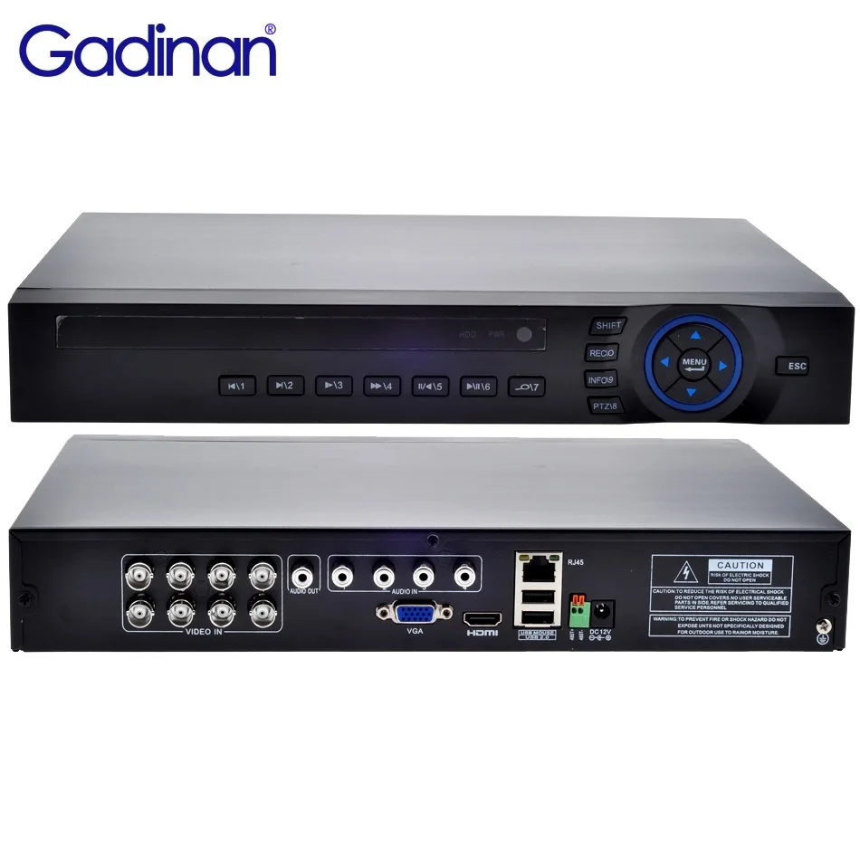 Gadinan-8CH-1080N-AHD-DVR-Network-only-16-1080P-Hybrid-4-1080N-analog-4 ...