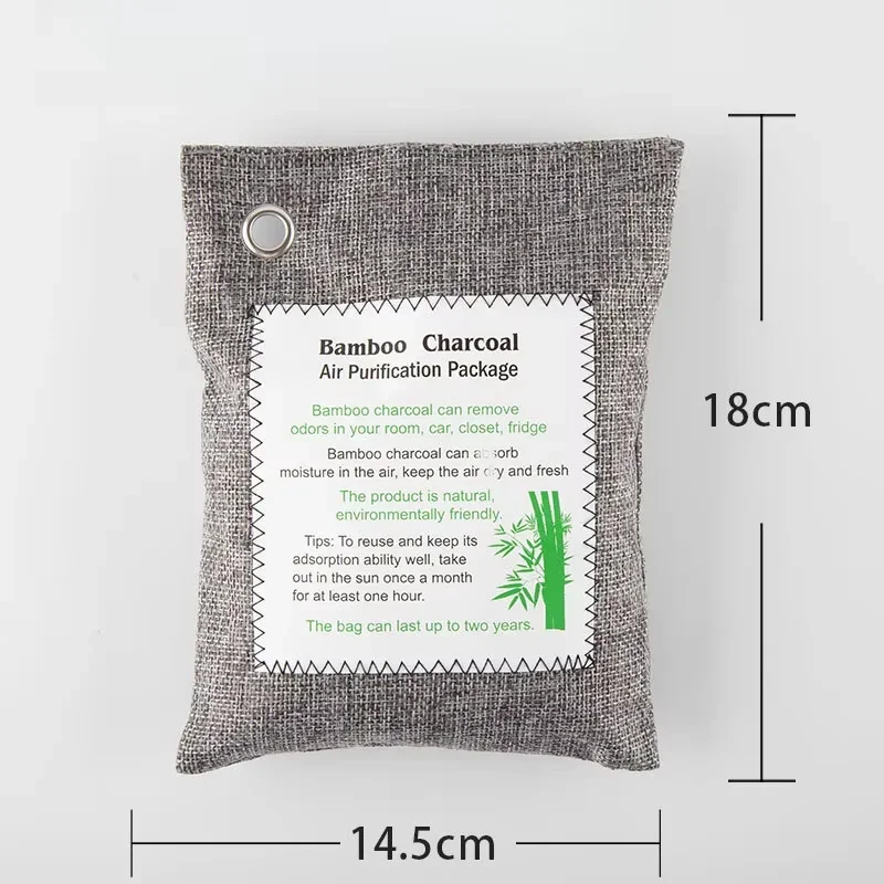 Eco-Friendly Bamboo Charcoal Air Purifying Bag | 200g Natural Freshener