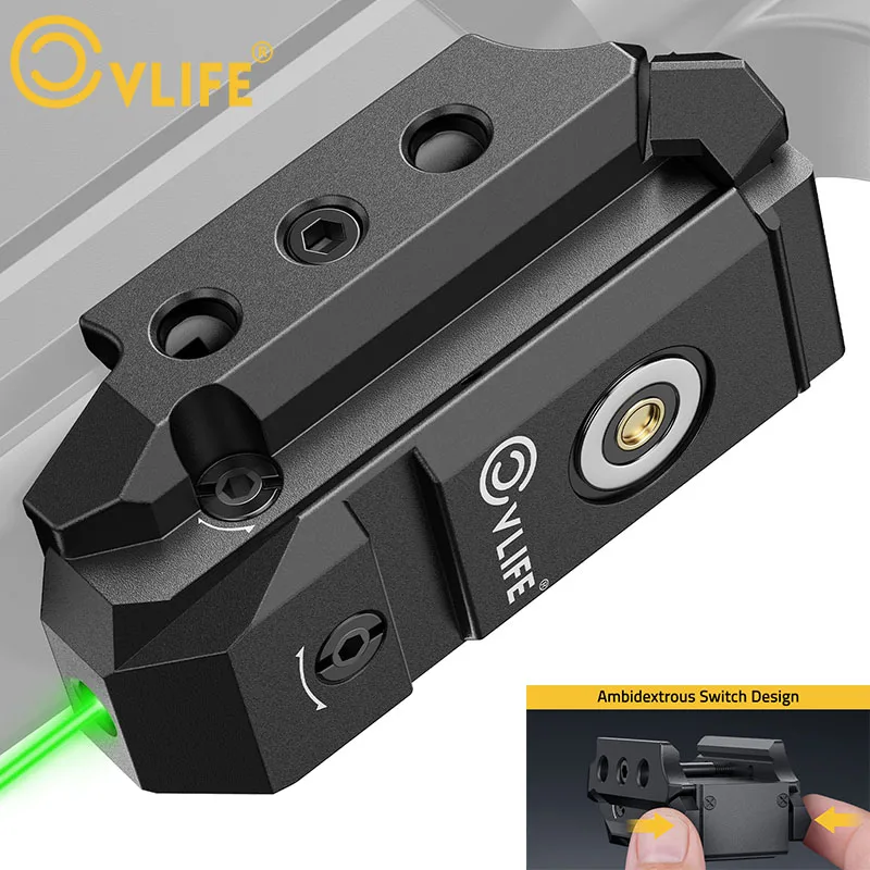 Laser Sight Red Dot Laser Sight CVLIFE Rechargeable Green For Pistol