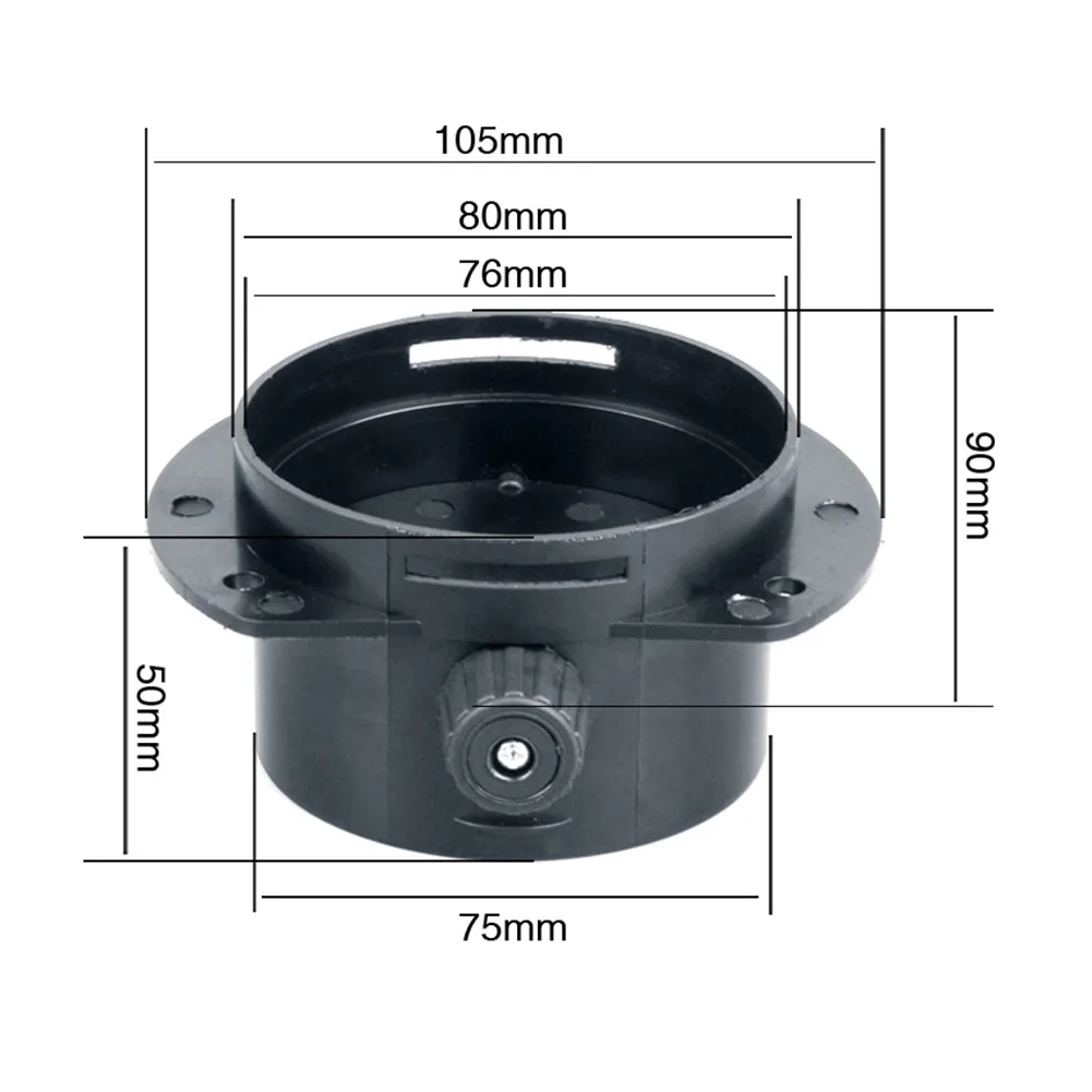 

Durable High Quality Useful Regulating Valve Air Outlet Vent Y/T Branch Plastic 4.13x2inch Air Duct Closeable Open