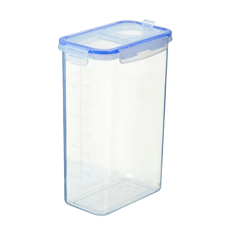 Kitchen sealed jar, storage box for grains and miscellaneous grains, household grain, flour, insect proof and moisture-proof jar