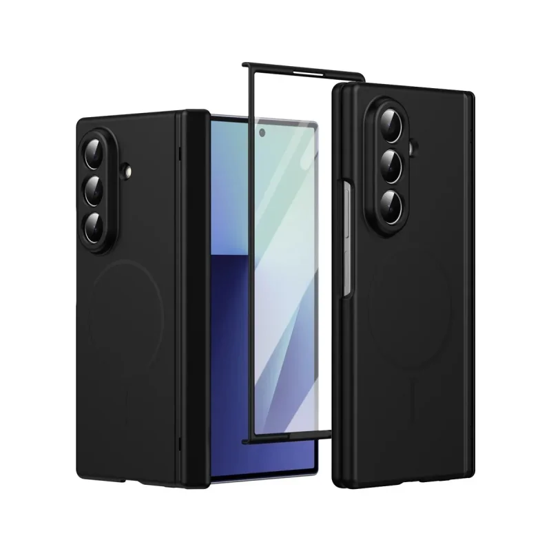 Premium Magnetic Hinge Protective Case with Screen Protector