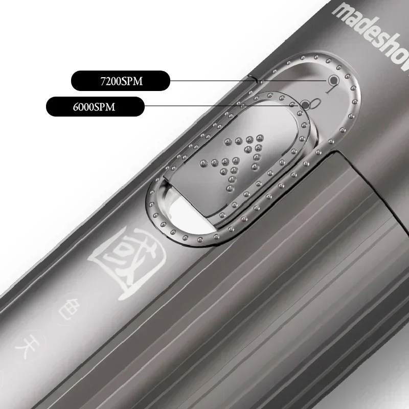 MADESHOW 남성용 무선 헤어 클리퍼 세트, M8f M9, 이발사용 이발 키트 페이드