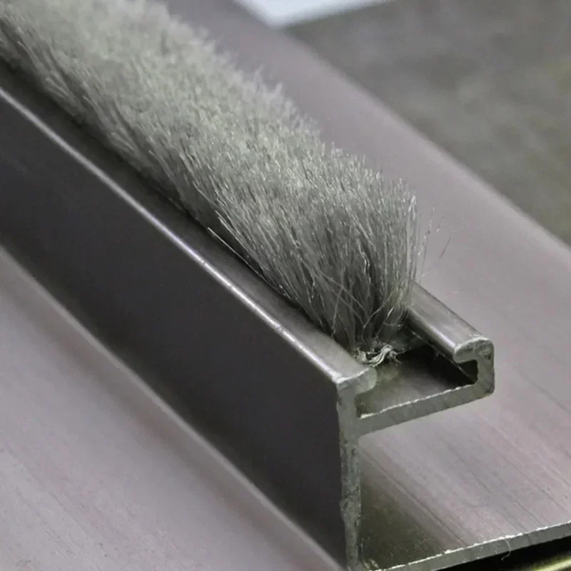 Self-adhesive Sealing Wind-proof Brush Strip 10M for Home Door Window Sound Insulation Strip Gasket Door Insulation Pad