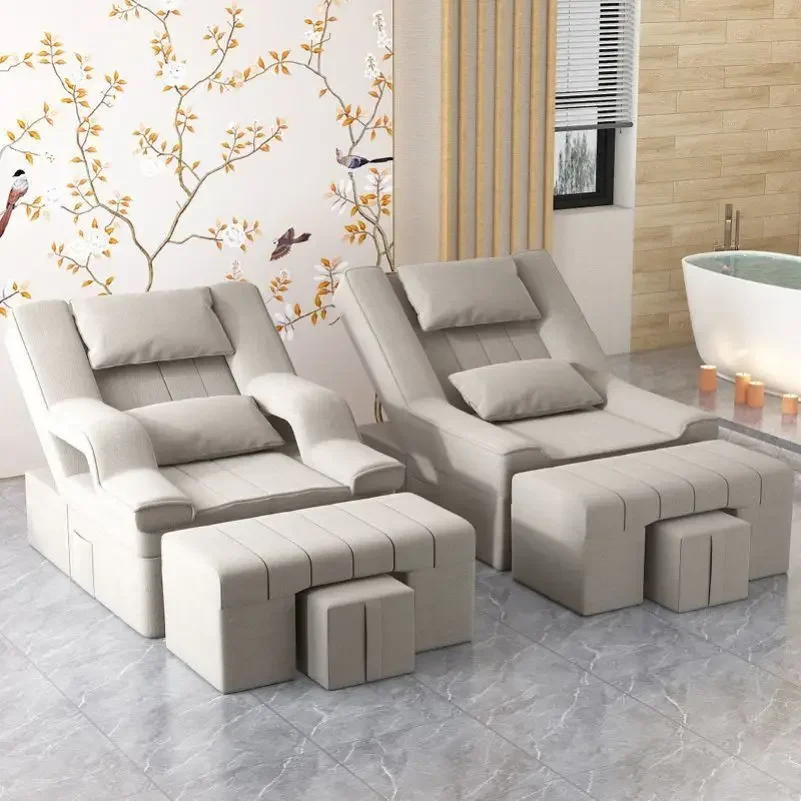

Nail Salon Pedicure Chair Spa Beauty Massage Knead Pedicure Chair Ear Cleaning Sleep Taburete Pedicura Salon Furniture BL50PC