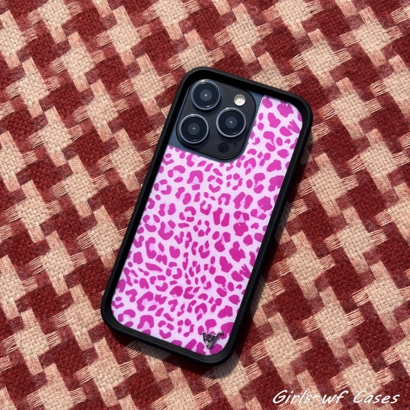 Wildflower Girls Fashion Leopard Print Cherry Tiger Phone Case Cover