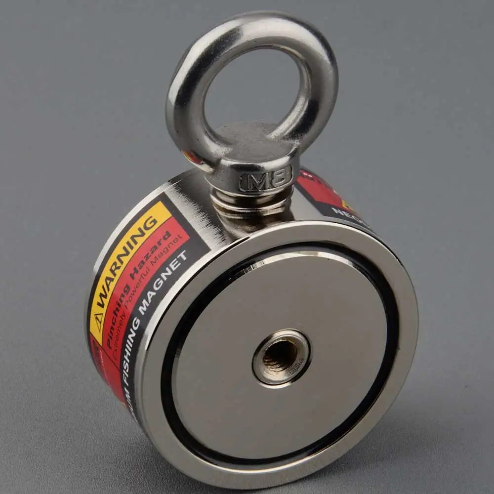 Mutuactor Fishing Magnets 180KG Pull Force,Strong Retrieval Magnet N52 Neodymium Magnets With 20m(66Feet) Durable Rope,Powerful Magnets For Fishing And Magnetic Recovery Salvage - View #7