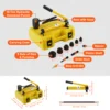 VEVOR 10Ton Hydraulic Knockout Punch Driver Kit 1/2"-2" w/ 6 Dies Carbon Steel Sheet Hole Opener Repair Tool Manual Hole Digger 6