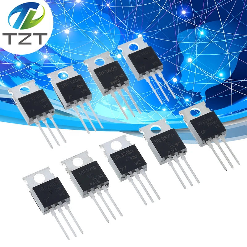 TZT  IRF1010 IRF1404 IRF1405 IRF1407 IRF2807 IRF3710 IRFL3705 IRLB8721 IRLB3034
