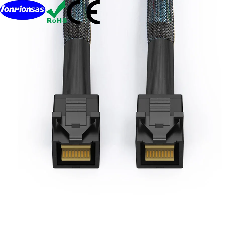 CAVO INTEGRATO 12G SAS A U.2/SFF-8683 A SFF-8639 0,5 M Con 15 Poli9535 - Foto 6