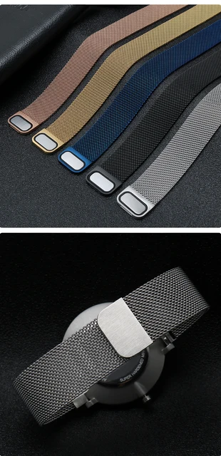 Cinturini Per Orologi In Maglia Milanese Da 24 Mm - Acciaio Premium - Foto 3