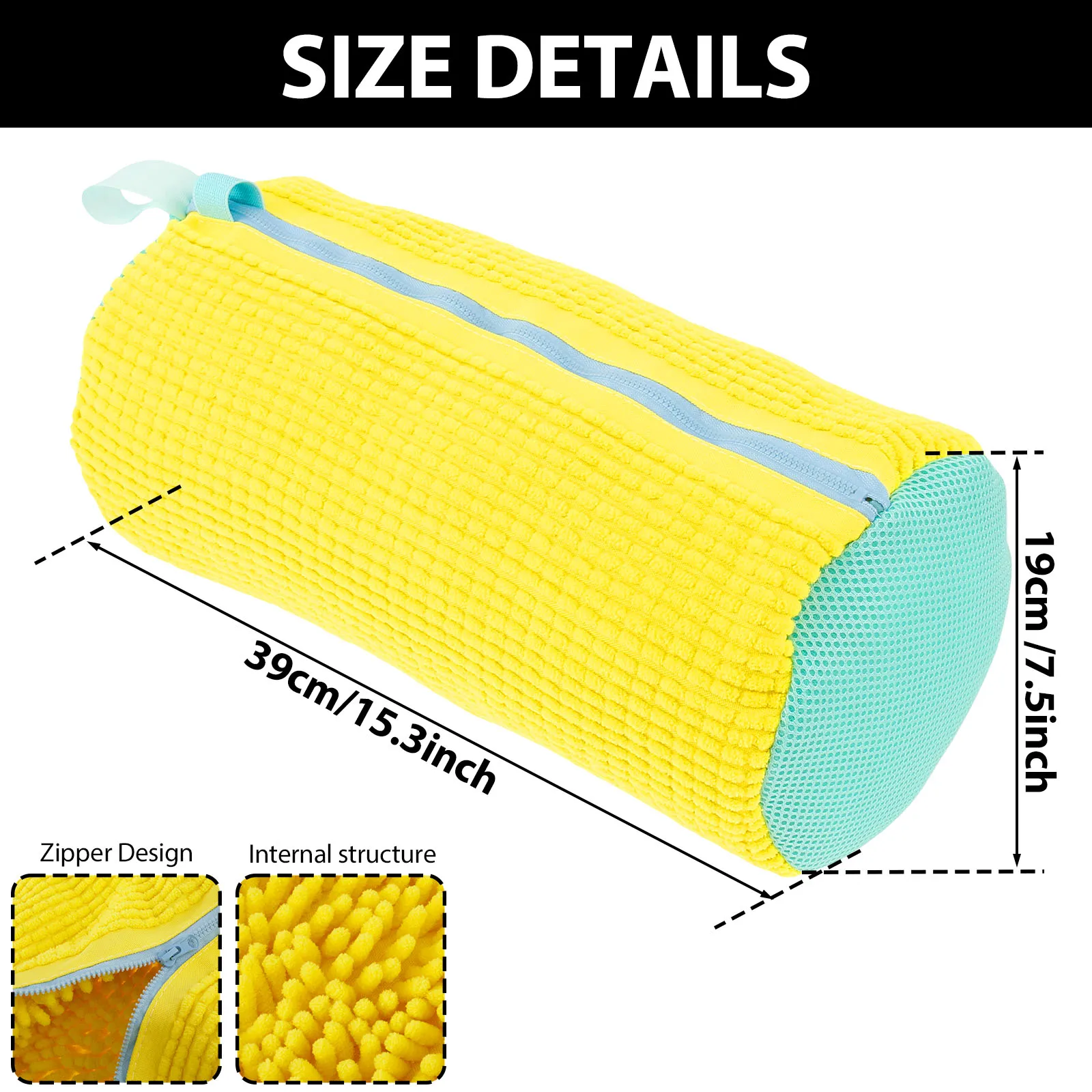 1/2PCS Shoe Washing Bag Cotton Laundry Net Fluffy fibers Easily remove dirt Shoes  Washing Bags Anti-deformation Organizer 6