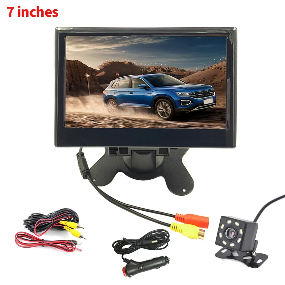 Car Rear View Camera Car Parking Monitor 7 Inch For Trucks