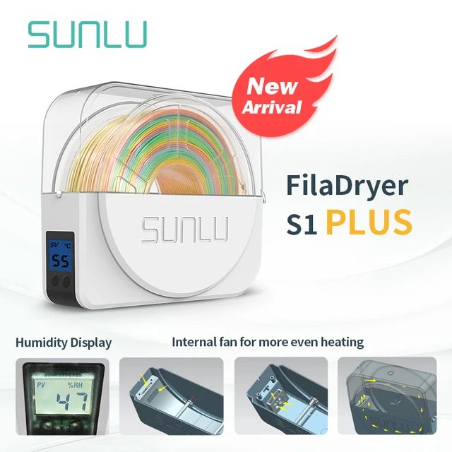 2023 Newest Upgraded] SUNLU Filament Dryer Box S1 Plus for 3D