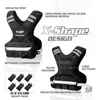 6846-7da5a7.jpg Adjustable Weighted Vest 11-32lbs with Reflective Strip, Large Weight Vest for Strength Training for Men & Women