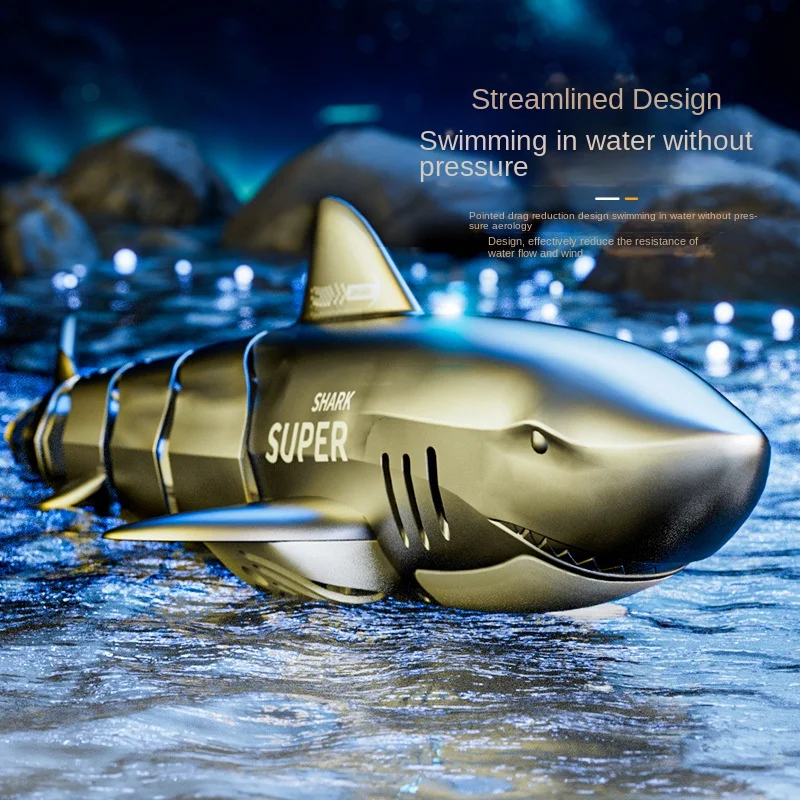 Remote Control Shark Smart Rc Whale toys Children Pool Beach Bath Simulation Water Jet Rc Whale Animals Toy for Kids