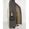 Arabic Robe Women Long Jacket Slim Double Breasted Female Daily Coat Formal Ankle Length Dress 1