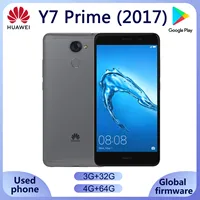 HUAWEI Y7 prime smartphone 5.5'' 1280x 720 pixel 4000mAh Global firmware Original Qualcomm Snapdragon 435 used phone 1