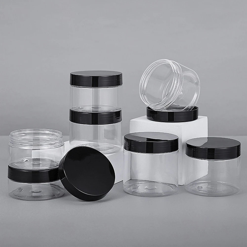 Face Cream Jar Empty Plastic Cosmetic Makeup Bottle Storage Container 20pcs 250ml 200ml 150ml 100ml 50ml cosmetic plastic bottle