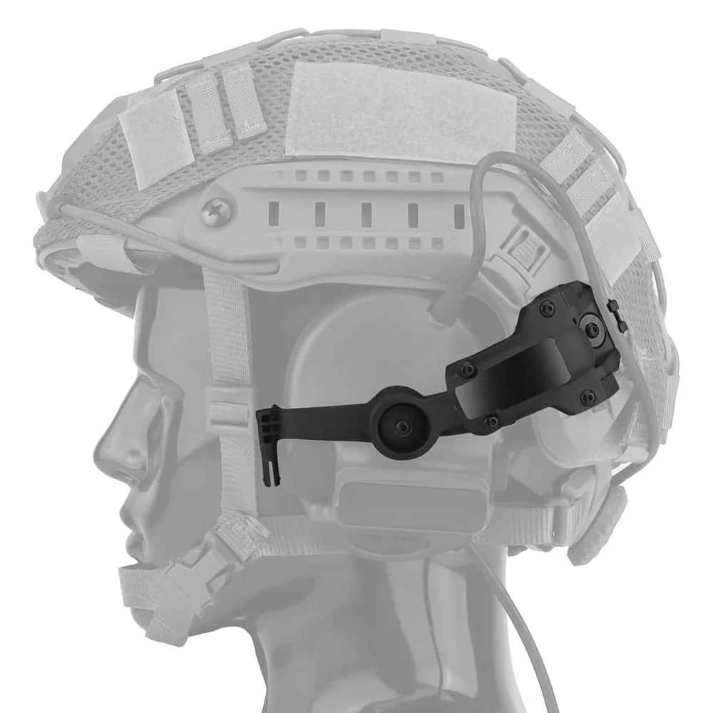 Tactical Headset Bracket Fast Ops Core Helmet ARC Rail Adapter Set fit for Comt