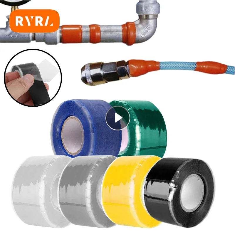 Nastro Impermeabile Super Forte Stop Leaks Seal Repair Tape Performance Nastro In Silicone Autolucidante Nastri Isolanti Adesivi Per Condotti
