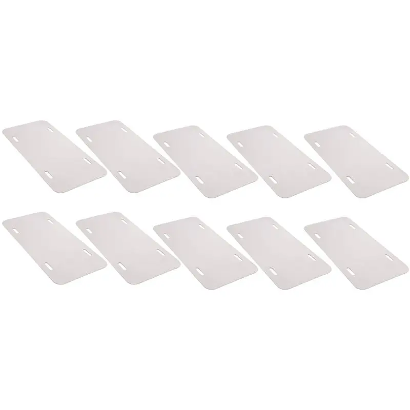 전문가용 10개입 승화형 번호판 블랭크, 열전사 DIY 사진, 알루미늄 번호판 태그