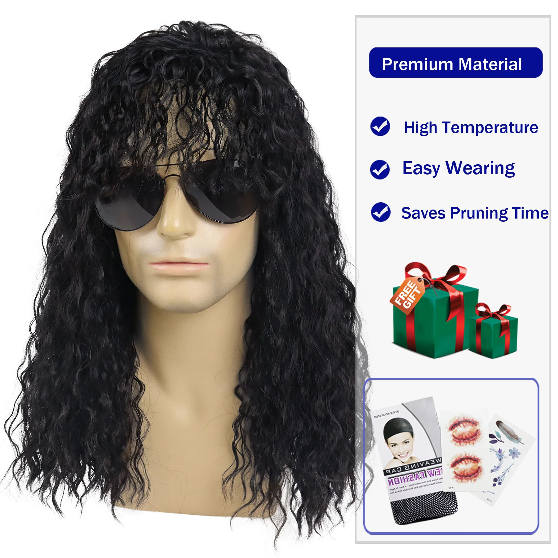Rock Chick pruik - Verkleedkleding