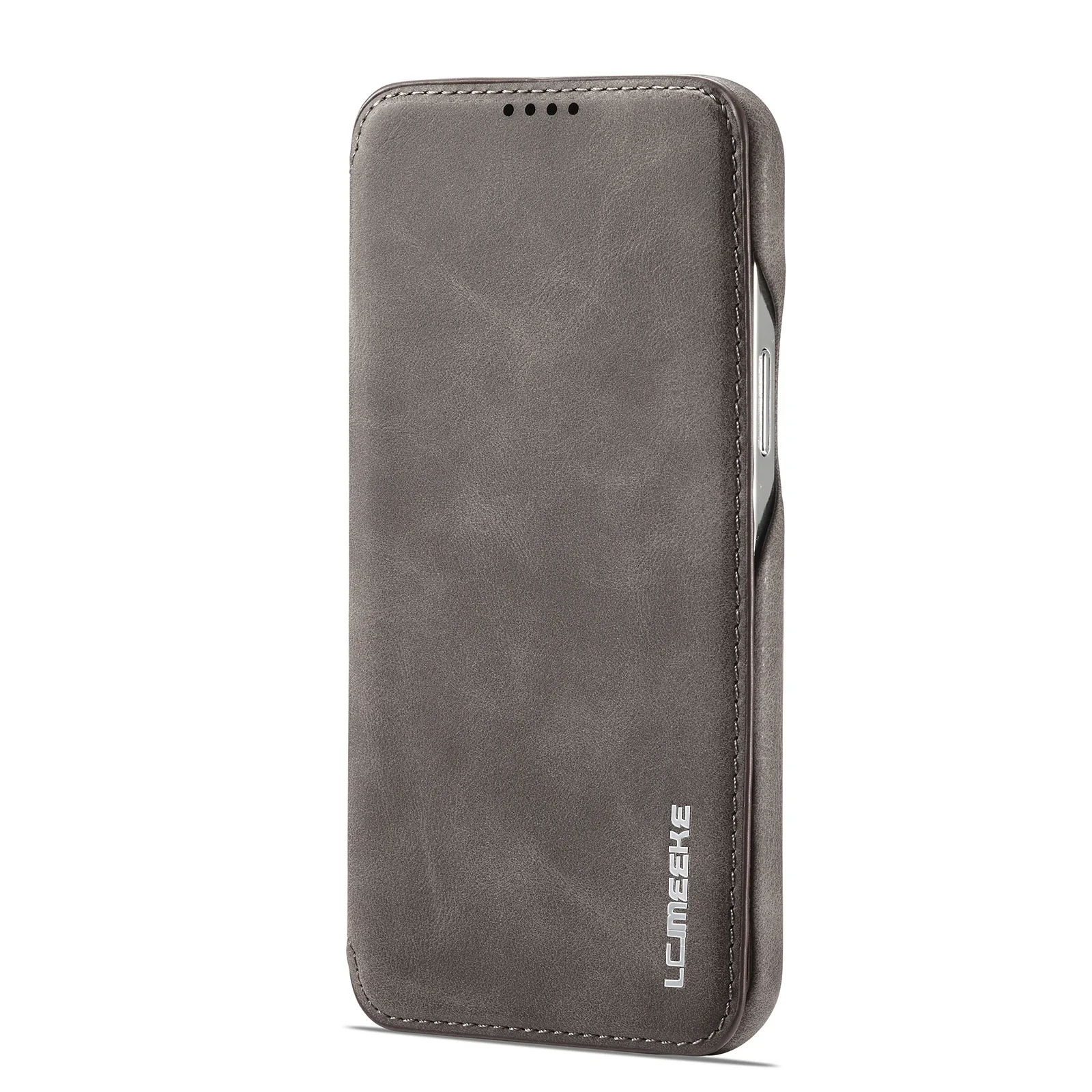 Leather Flip Wallet Phone Cover with Card Slots and Book Design