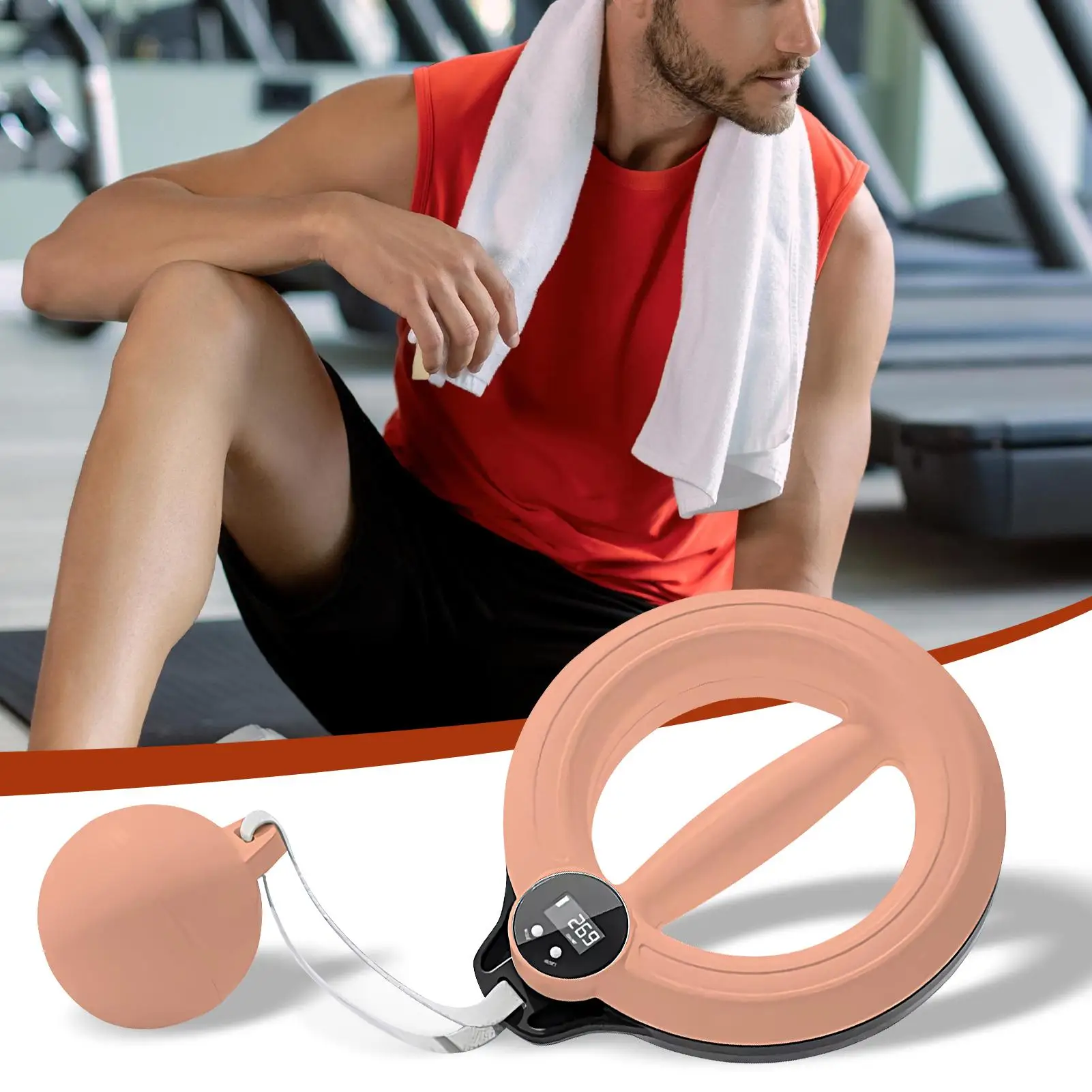 Smart Arm Exercise 360 Rotatable Lightweight Portable Ergonomic With 3 Display Modes for Home Gym Fitness Equipment