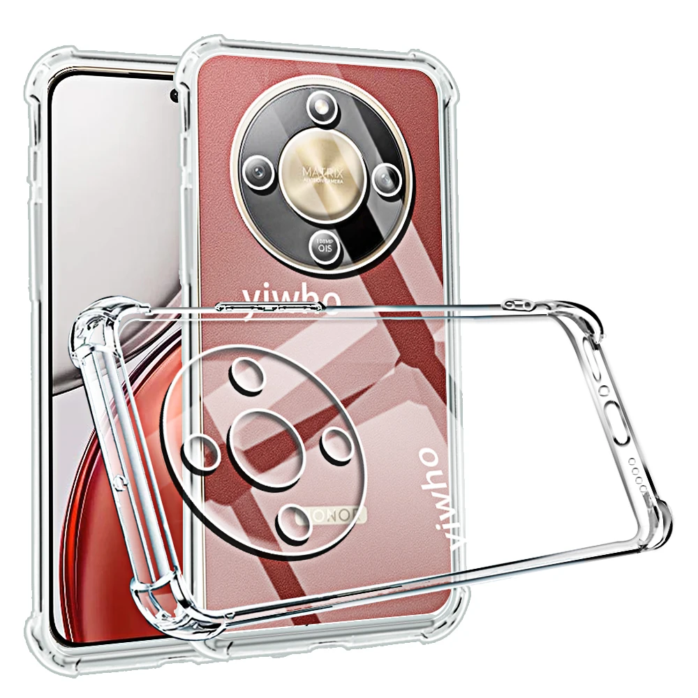Transparente Handyhülle für Huawei Honor Magic8 Lite Klare Weiche TPU-Rückabdeckung für Honor X9D 5G Schutzhülle Magic 8 Lite