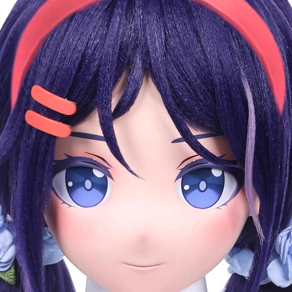 XY463) Handmade Cartoon Character Kig Cosplay Kigurumi Mask Resin