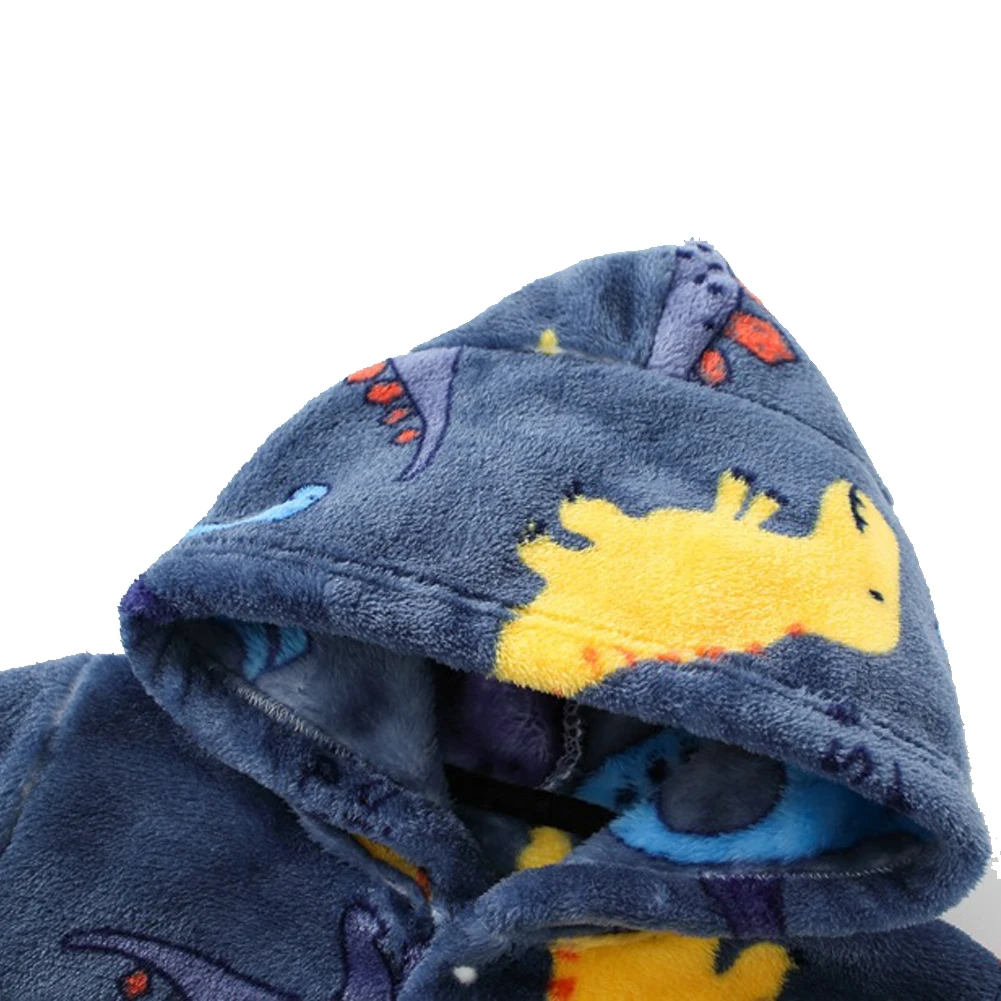 Children's Bathrobe Pajamas Baby Nighty flannel pajamas child bathrobe