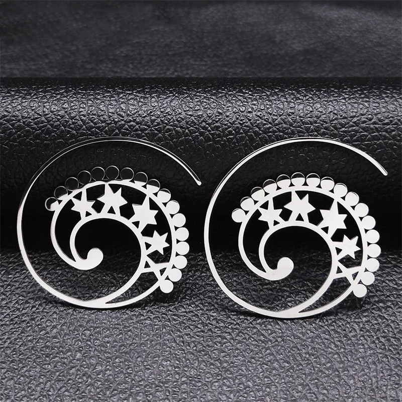 Orecchini A Cerchio Boho Lotus In Argento 925 – Gioielli Artigianali Stile Mandala, Regalo Perfetto Per Ragazze E Donne - 3
