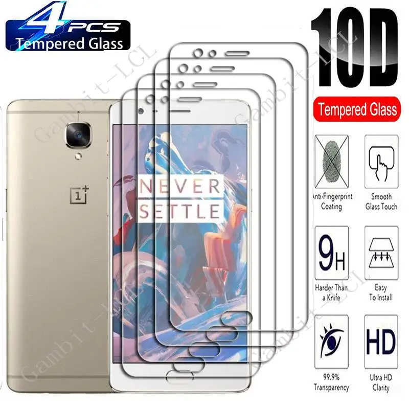 

Защитное закаленное стекло для OnePlus 3T 3 5,5 дюйма, 4 шт.