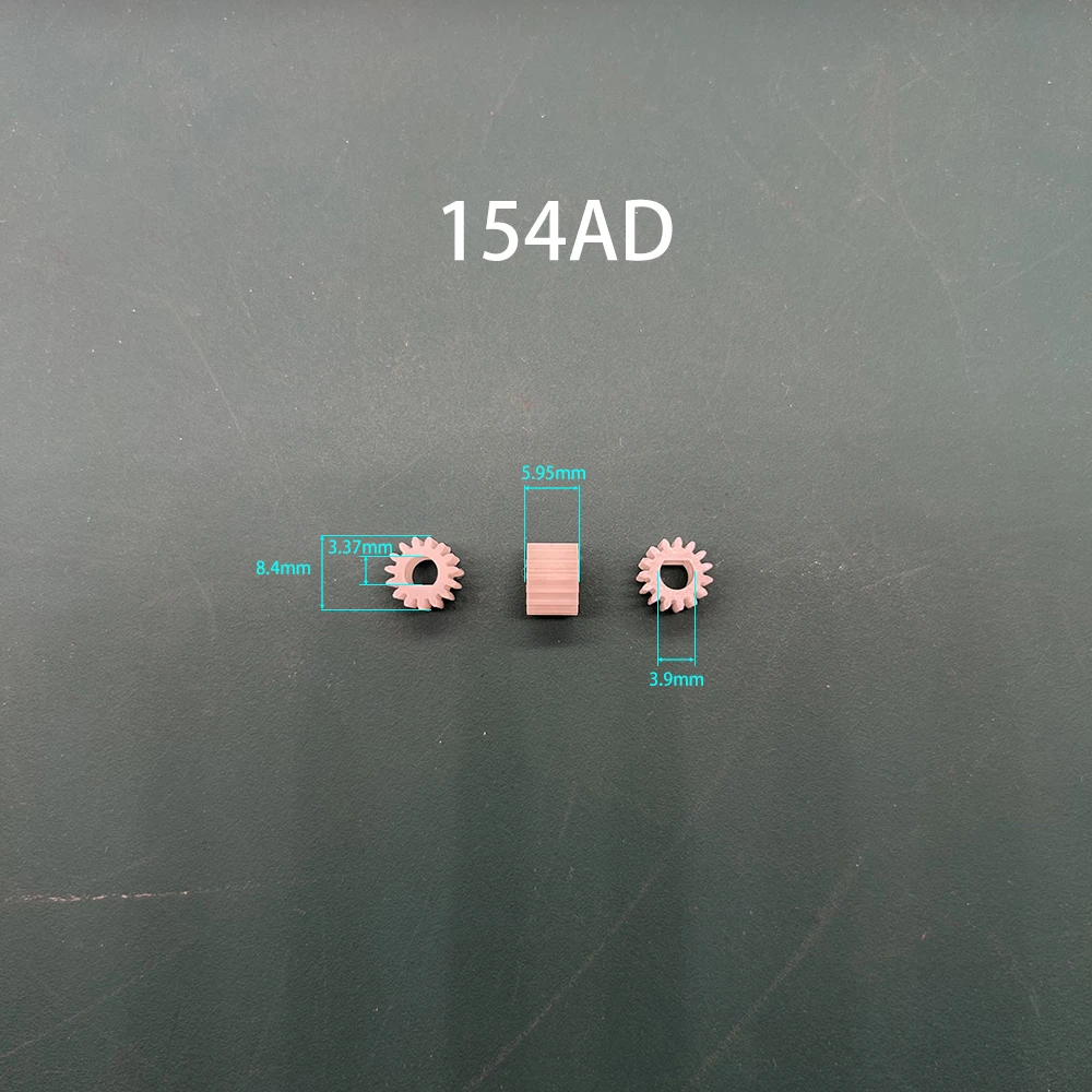 152A 152.5A 153AD 154AD 0.5M Spur Gears Modulus 0.5 15 Teeth 2/2.5/3/4mm Hole Plastic Gear Motor Tooth Toy Parts 10pcs/lot