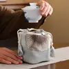 Chinese Simple Teaware Storage Bag Traditional Kung Fu Tea Accessories Portable Travelling Teacup Jewelry Protection Fabric Bags 2