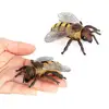 Bee Model Clear Texture Realistic Vivid Appearance PVC Miniature Simulation Honeybee Animal Sculpture Home Decor 1