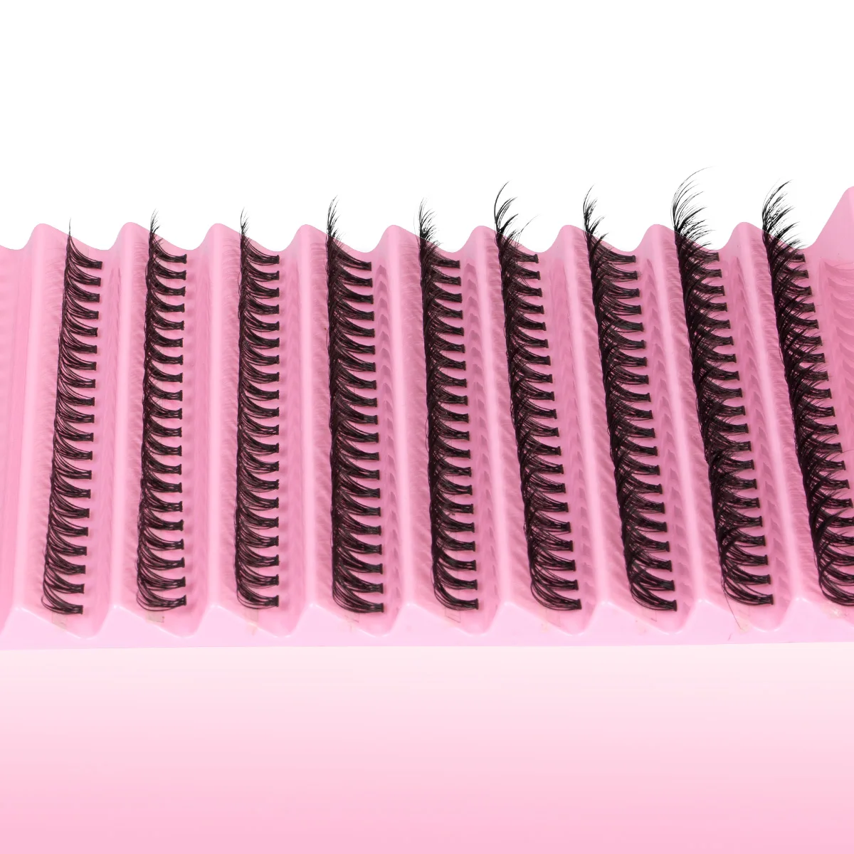 Individual Eyelash Extensions Soft Volume Natural Wispy Lash Clusters