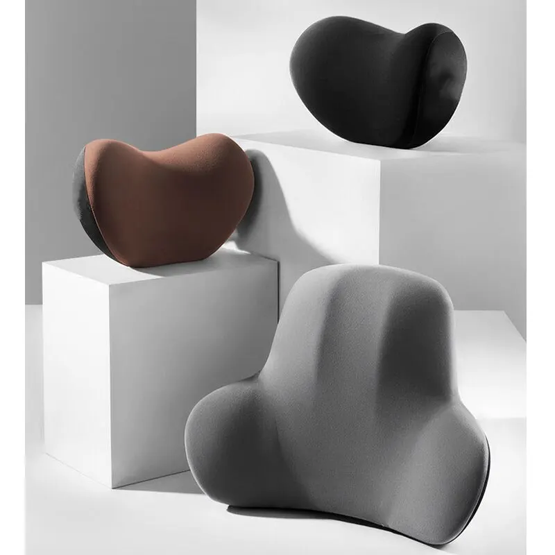 Car Neck Pillow Memory Foam Protection Lumbar Backrest Cushion Lumbar Cushion Car Headrest, lumbar back cushion,car neck pillow,car seat cushion,car back cushion,car cushion