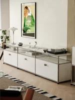 Tv Stand Storage Cabinets Corner Cabinet Metal Storage Display Cabinet Living Room Module Modular DIY FurnitureFurniture 3