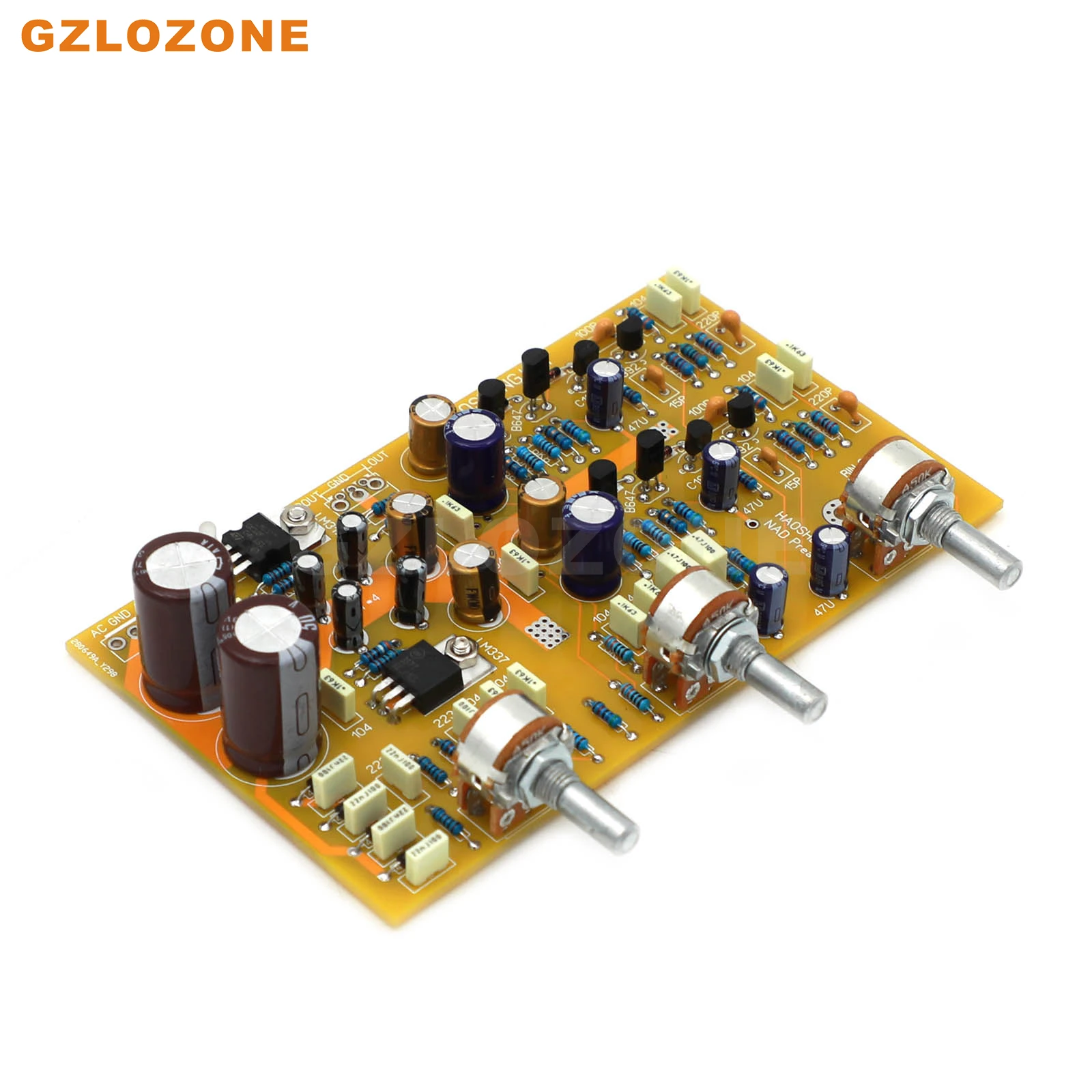 D3020 TREBLE and BASS Single-ended Class A preamplifier Base on NAD3020 circuit DIY Kit/Finished board